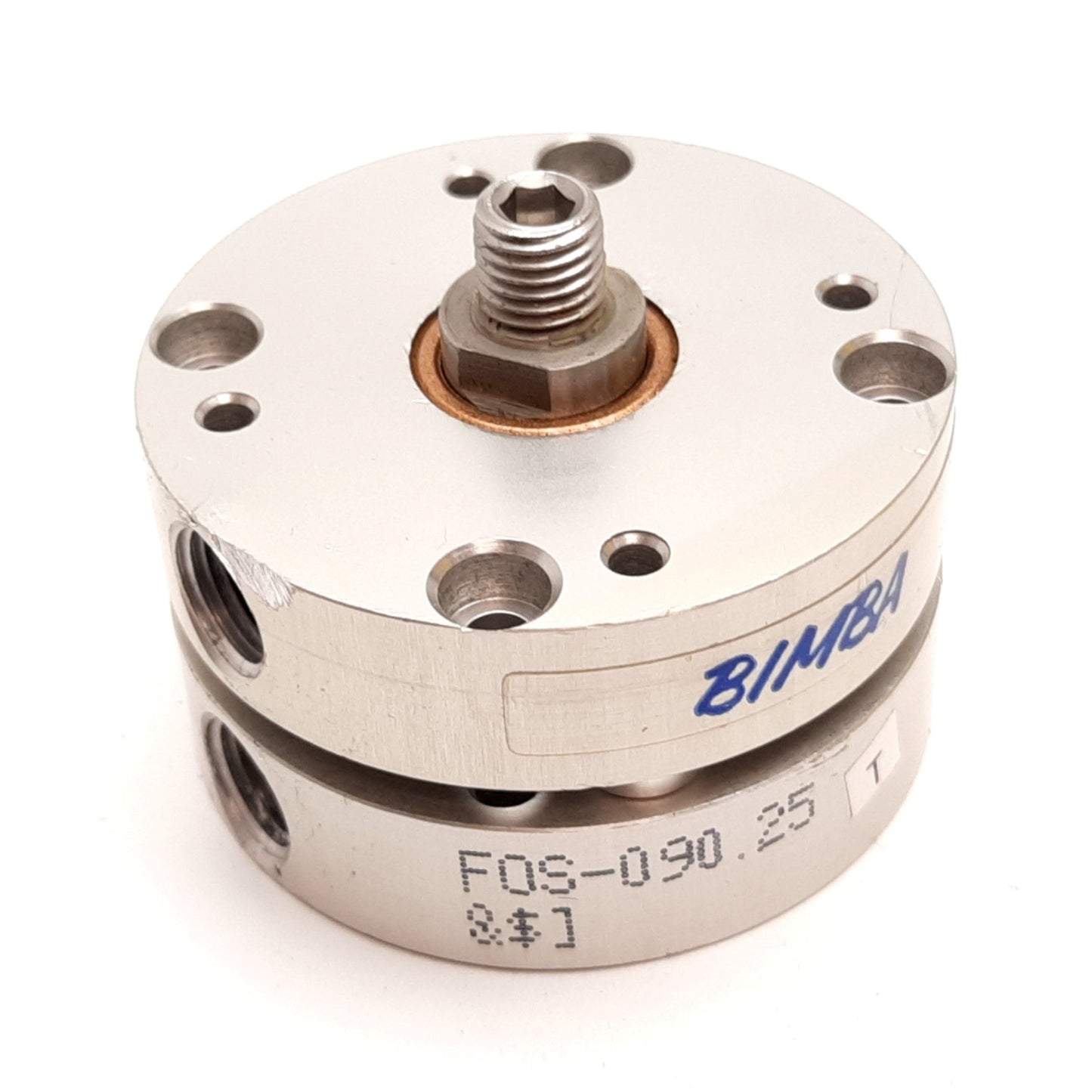 Used Bimba FOS-090.25 Compact Cylinder, Single Acting Spring Return, Bore: 1.0625"