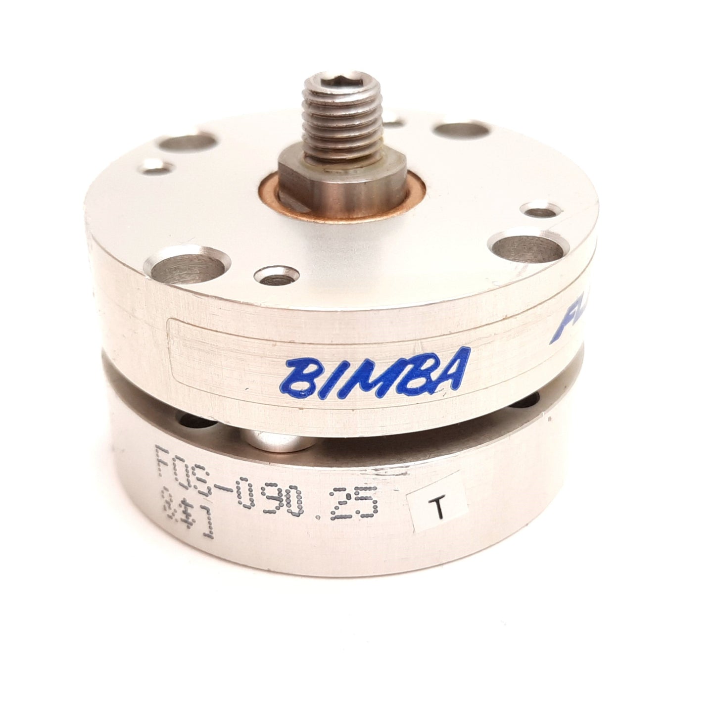 Used Bimba FOS-090.25 Compact Cylinder, Single Acting Spring Return, Bore: 1.0625"