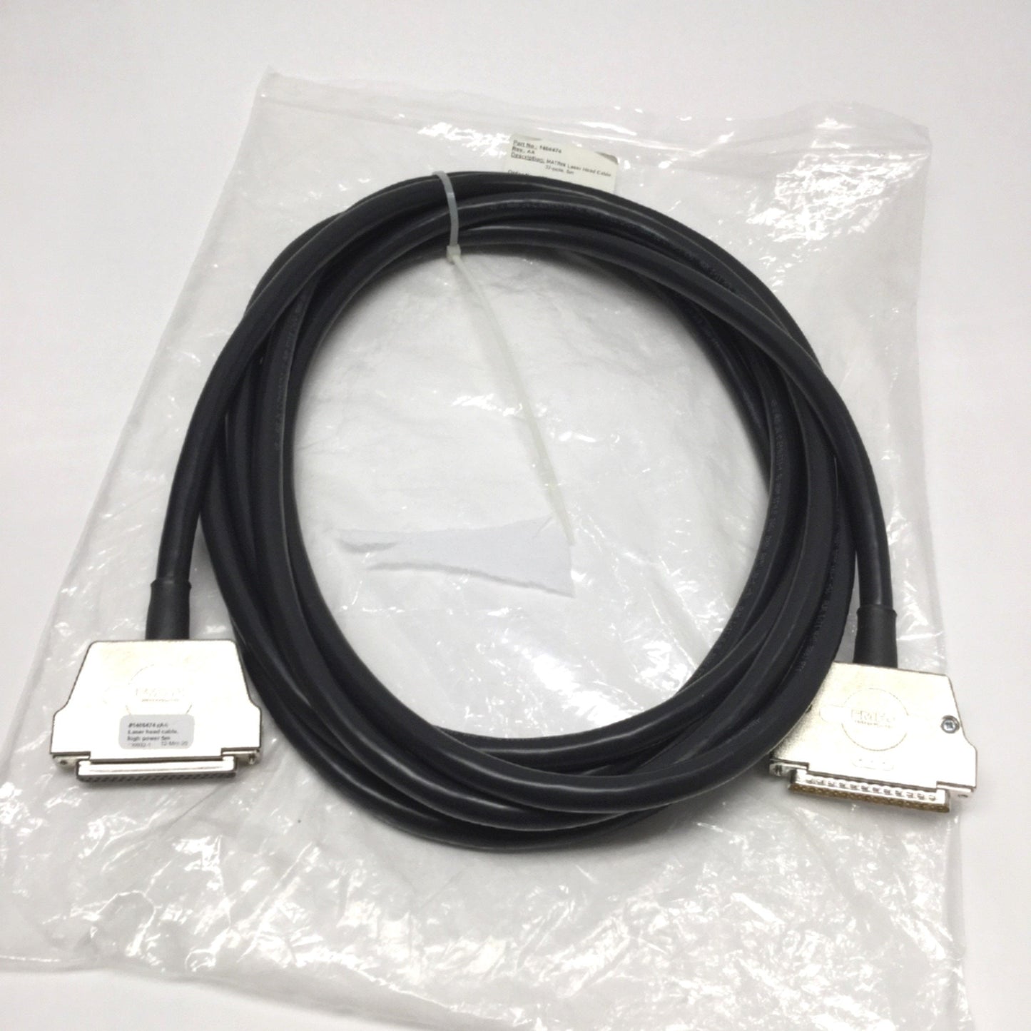 New Coherent 1406474 MATRIX High Power Laser Head Cable, 37-pin Male-to-Female, 5m