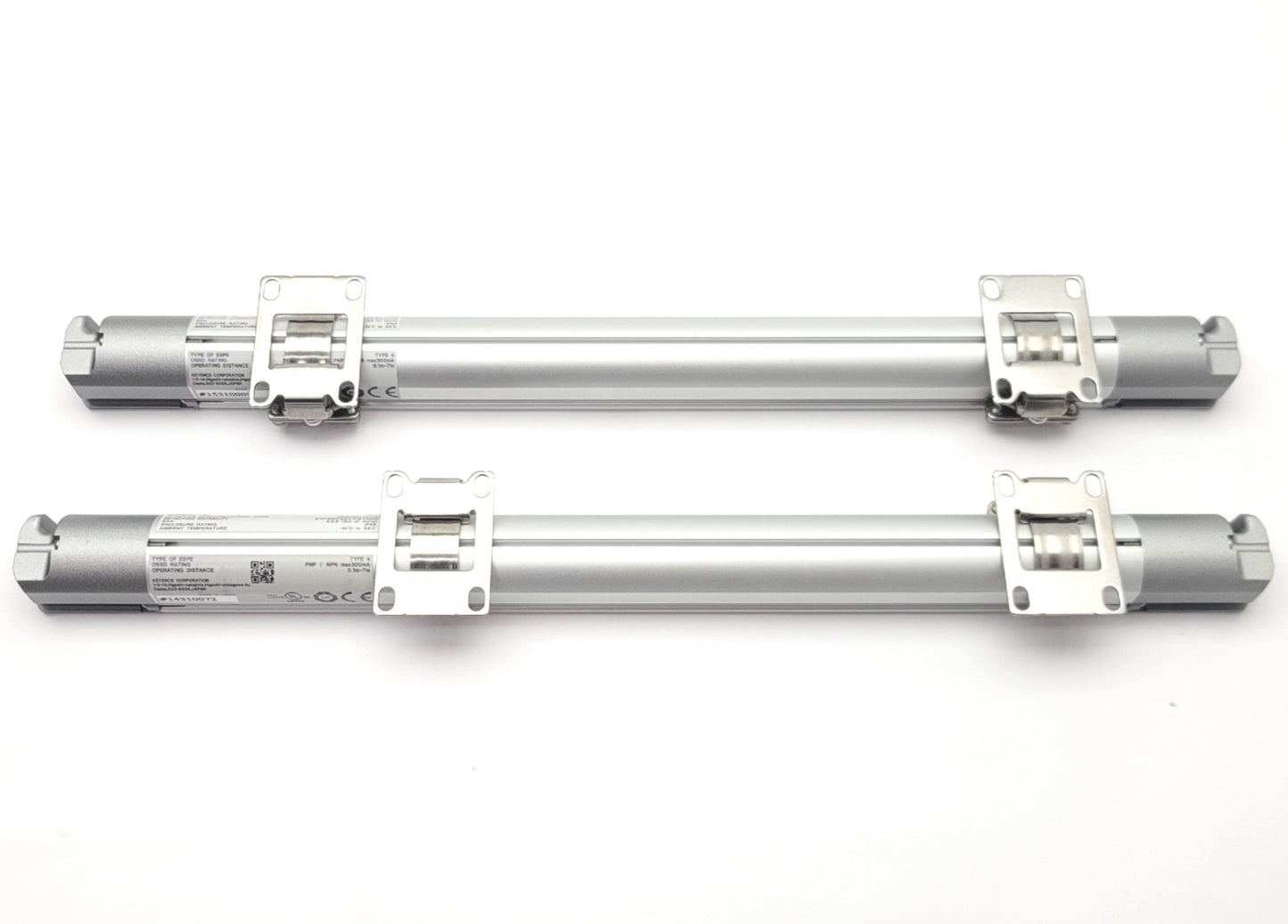 Used Keyence SL-C40F Transmitter and Receiver Light Curtain Set 400mm, 24VDC, PNP/NPN