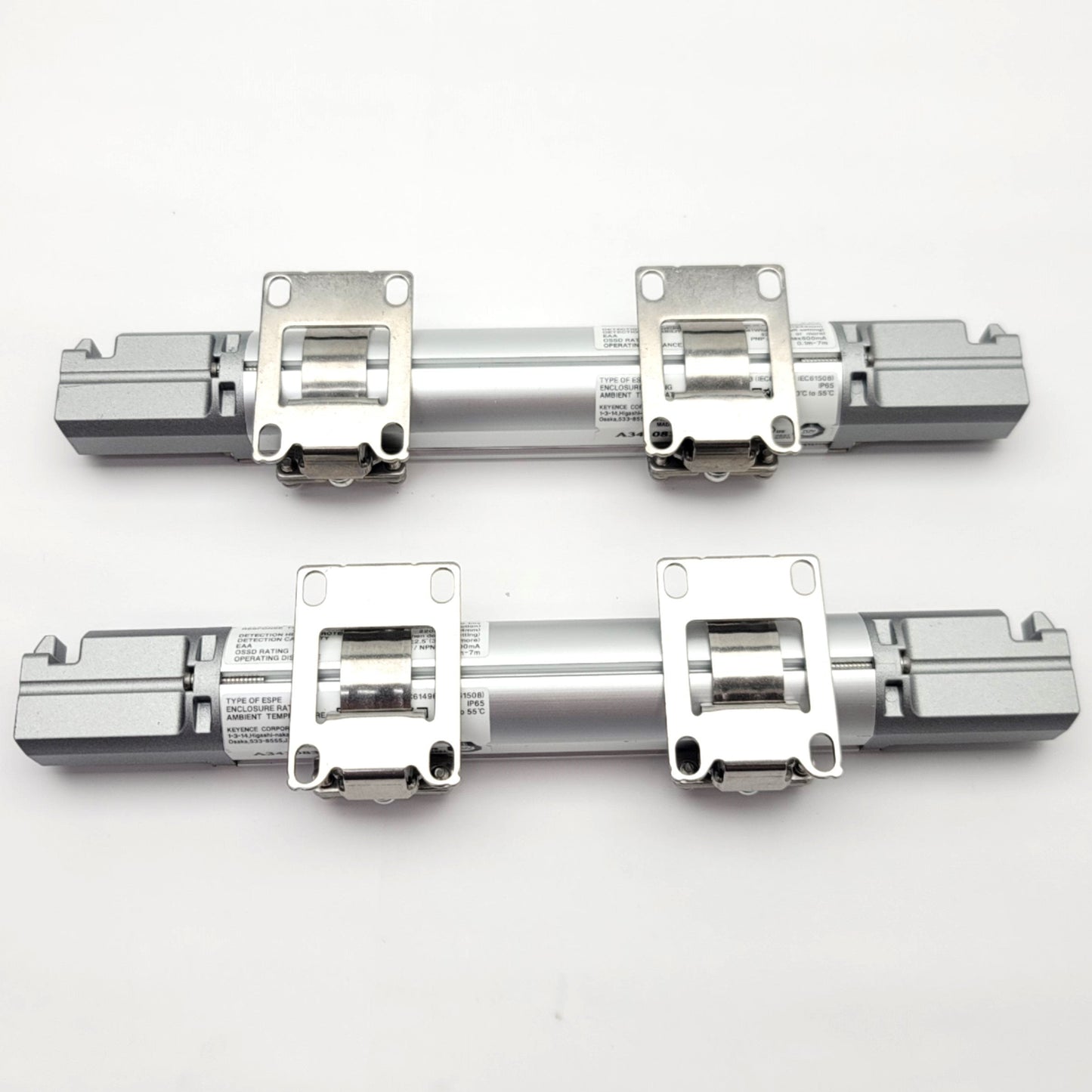 Used Keyence SL-V23F Safety Light Curtain Transmitter & Receiver Length: 230mm, 24VDC