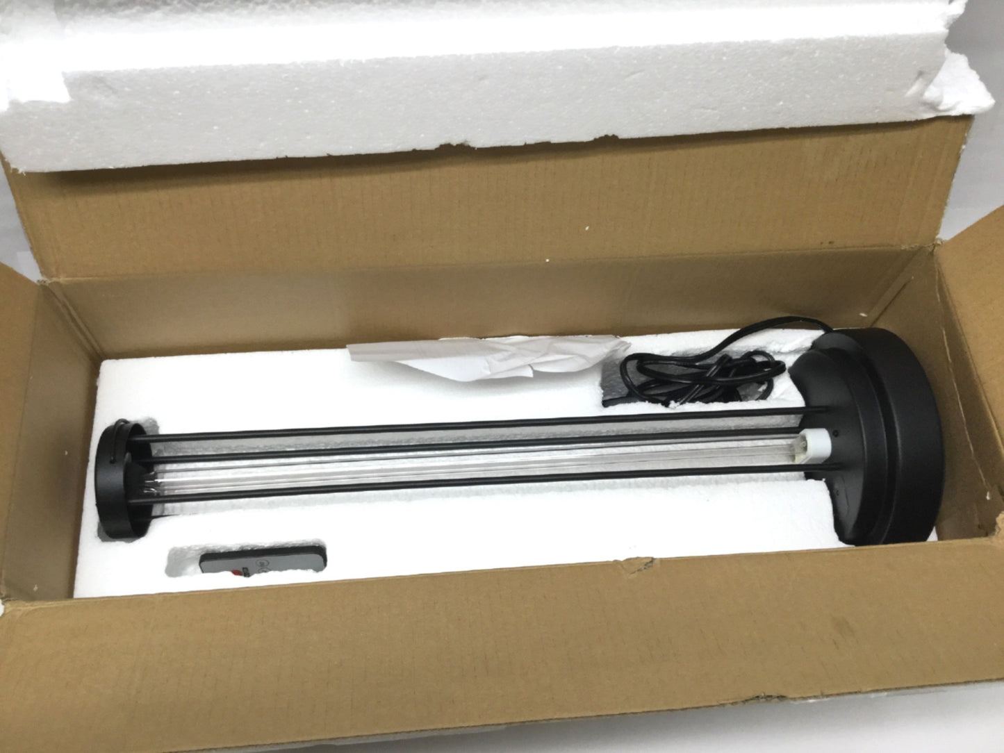 Open box HY-015 Germicidal Sterilizing Ozone UV Light Quartz Lamp w/Remote Timer Control