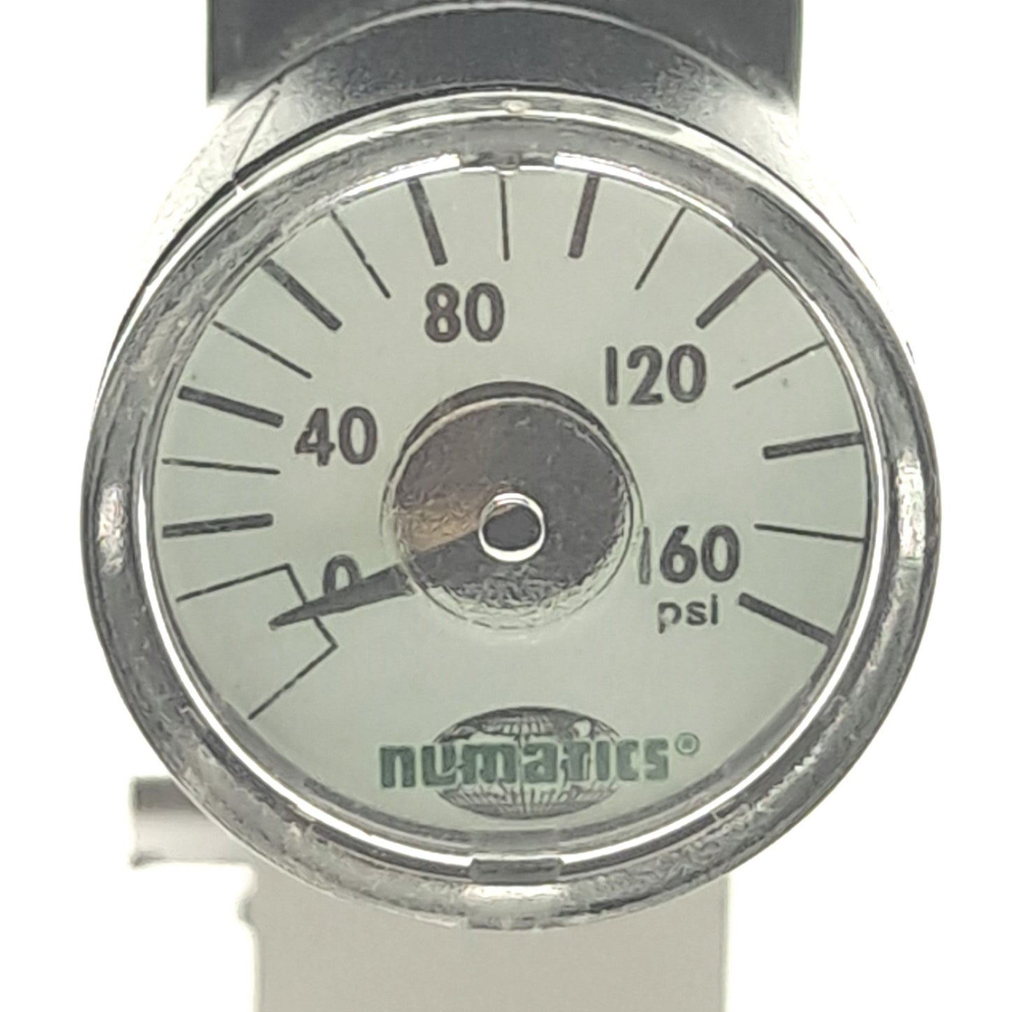 Used Numatics 239-1597, 256-151 Speed Control and Pressure Regulator on Manifold Base