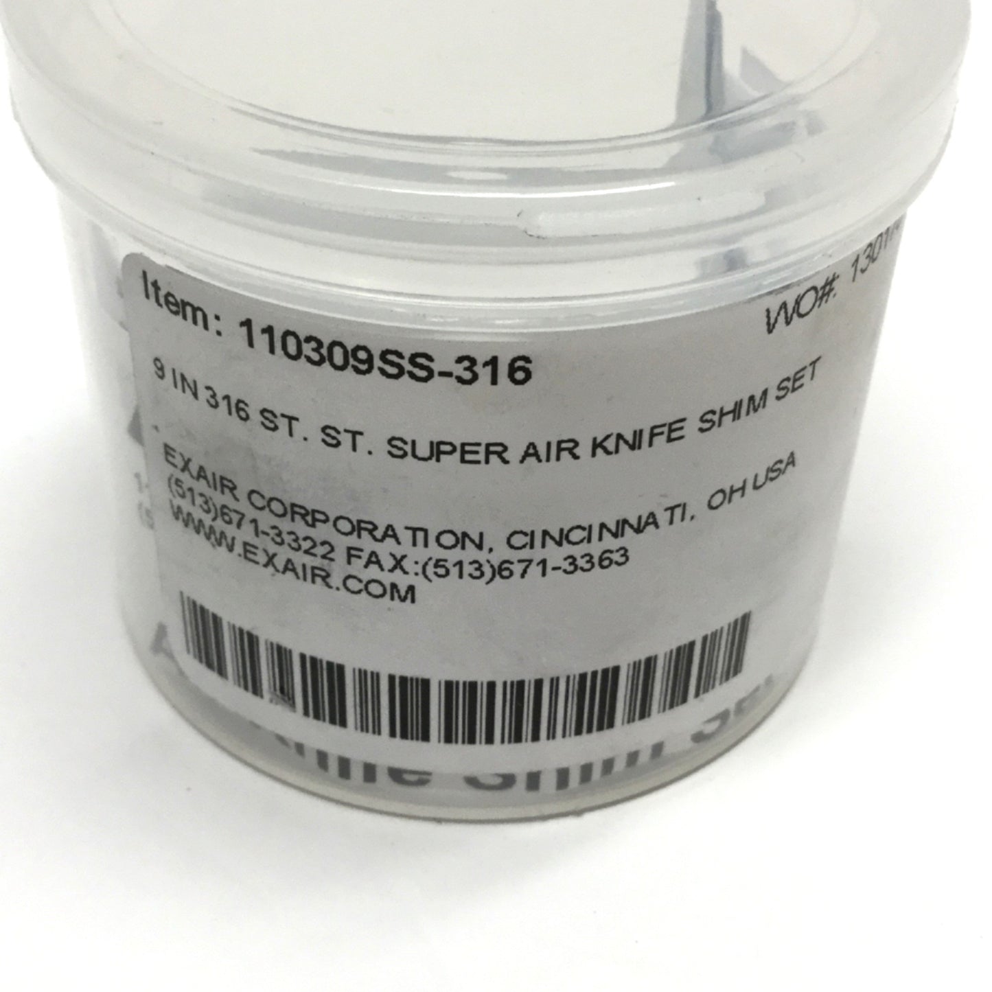 New Exair 11039SS-316 Super Air Knife Shim Set, 316S Stainless Steel, 9" Long