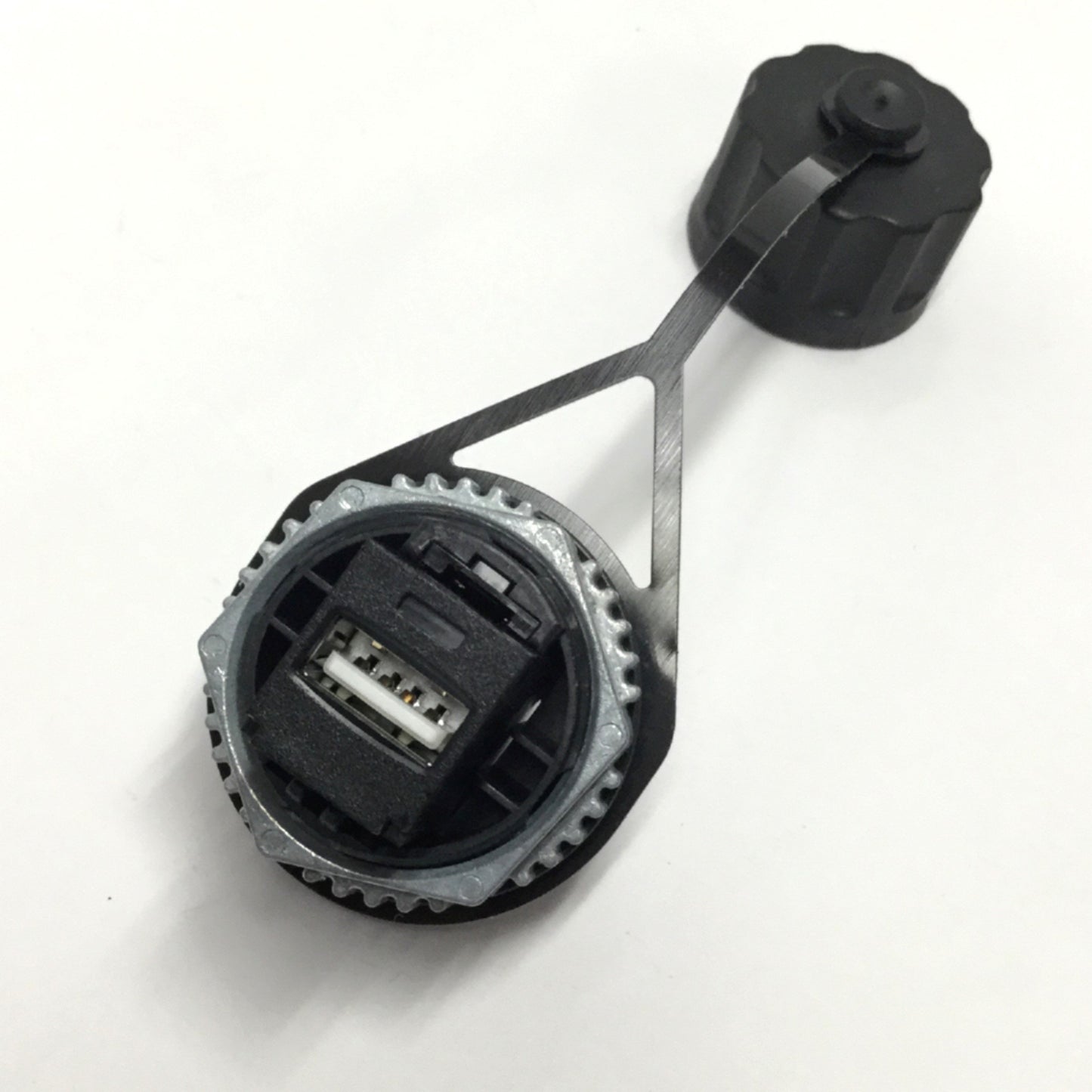 Used Panduit IAEBHUSBAA IndustrialNet USB Panel Mount Bulkhead Coupler, Female A to A