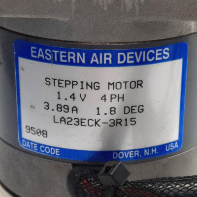 Used Eastern Air Devices LA23ECK-3R15 Stepper Motor 1.8 Deg/Step, 1.4V, NEMA 23, 4-PH