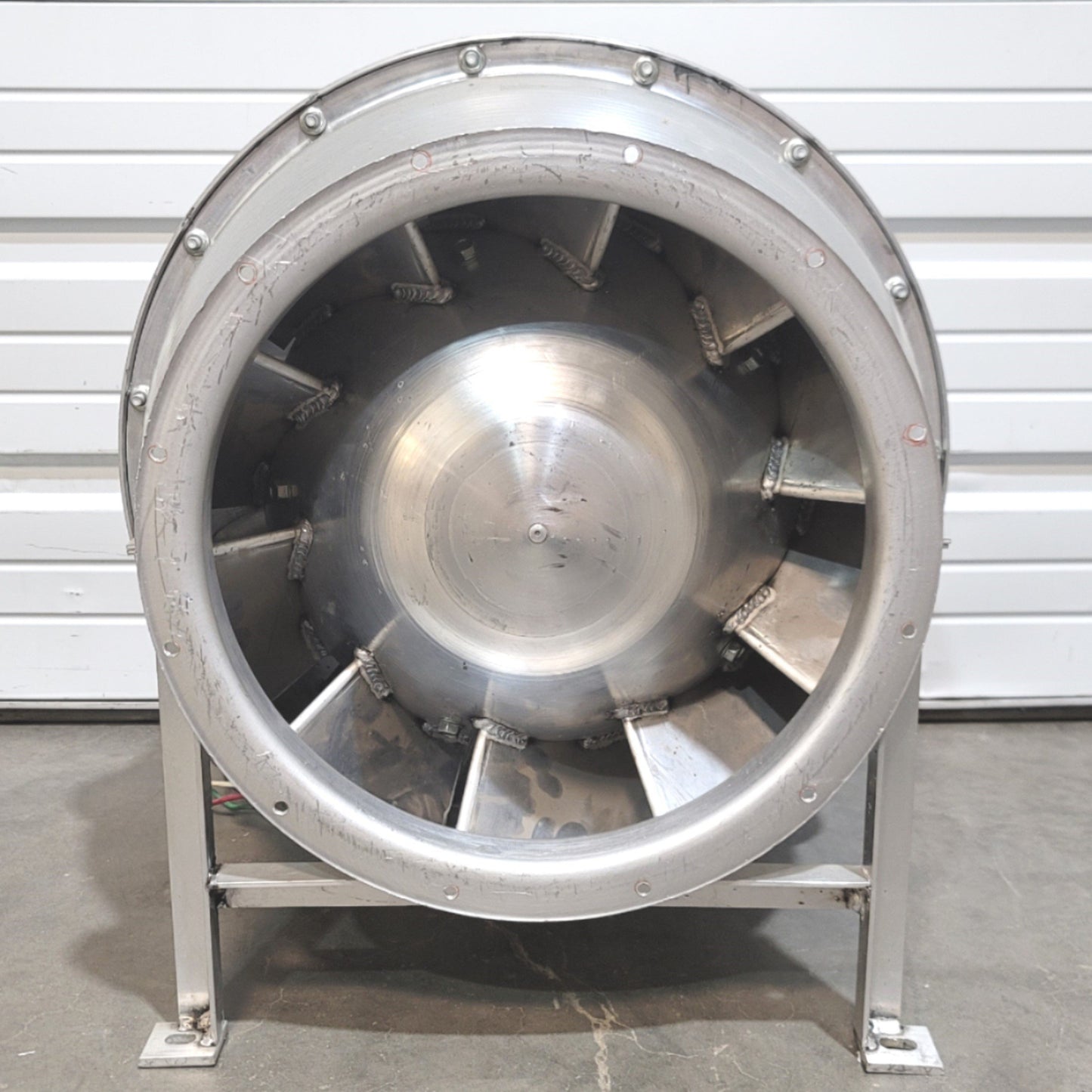 Used Cook 14CV17D Centri-Vane Mixed Flow Fan 1HP, 460VAC 3-Phase, 776CFM, 1725RPM