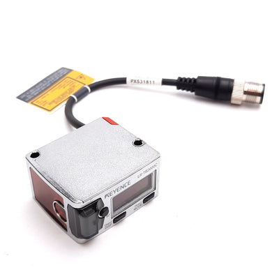 Used Keyence LR-TB2000C Photoelectric Laser Sensor, 60-2000mm, 20-30VDC, 4-Pin M12
