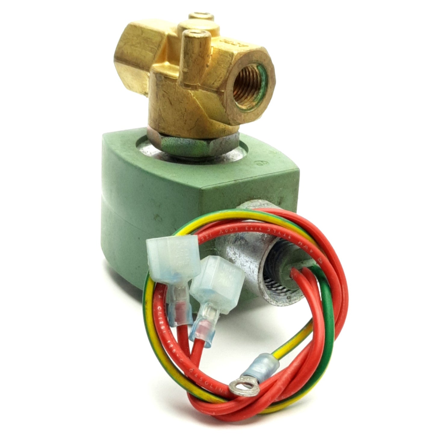 Used Asco 8263G205LT Solenoid Valve 100 Psi Cryo, 1/4" NPT, 240v AC Coil 17.1W
