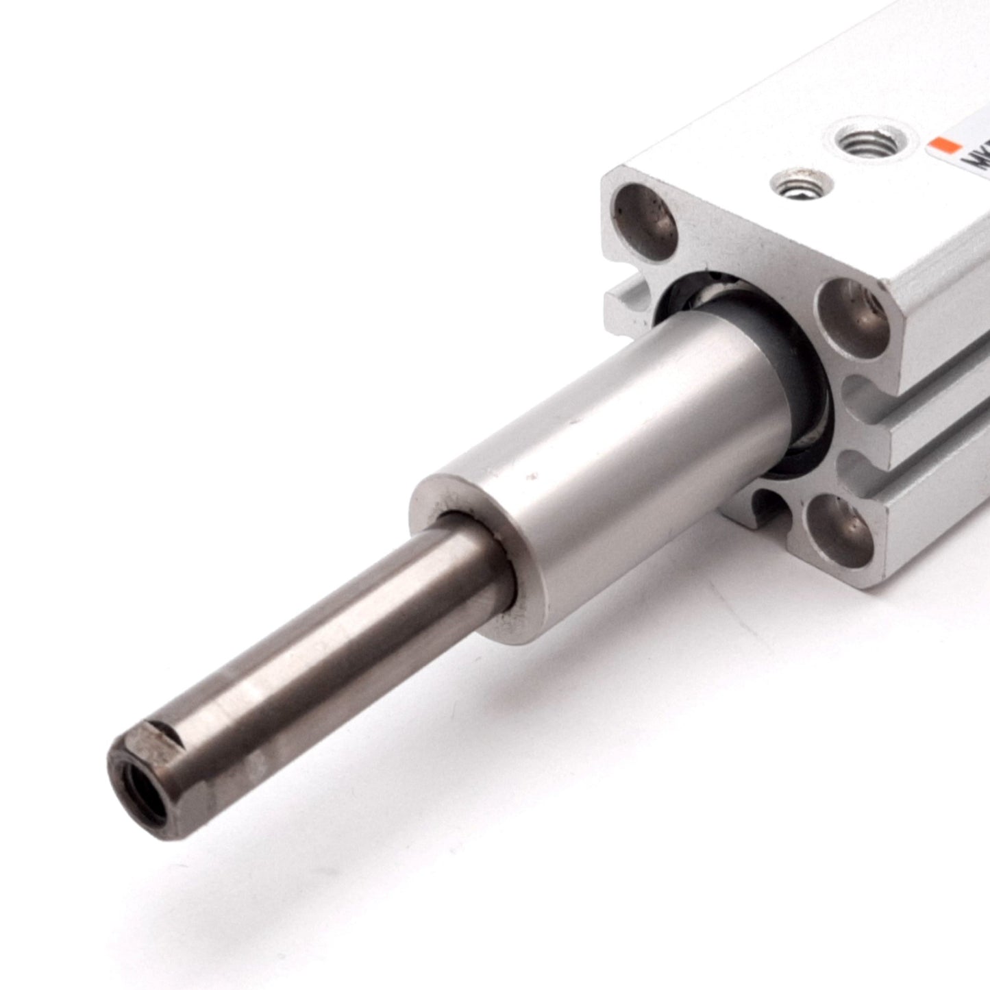Used SMC MKB16-20RZ Rotary Clamp Cylinder, Clockwise Rotation, Stroke: 20mm, 1.0MPa