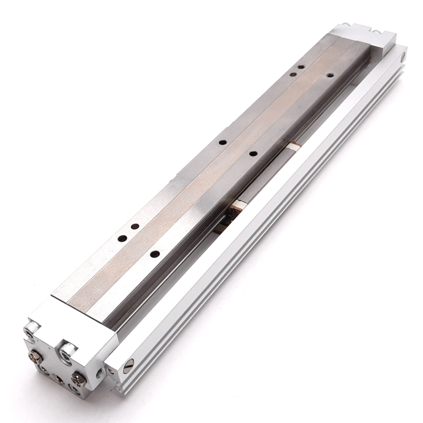 Used SMC MXY12-200 Pneumatic Slide Table, Bore: 12mm, Stroke: 200mm, 0.2-0.55MPa