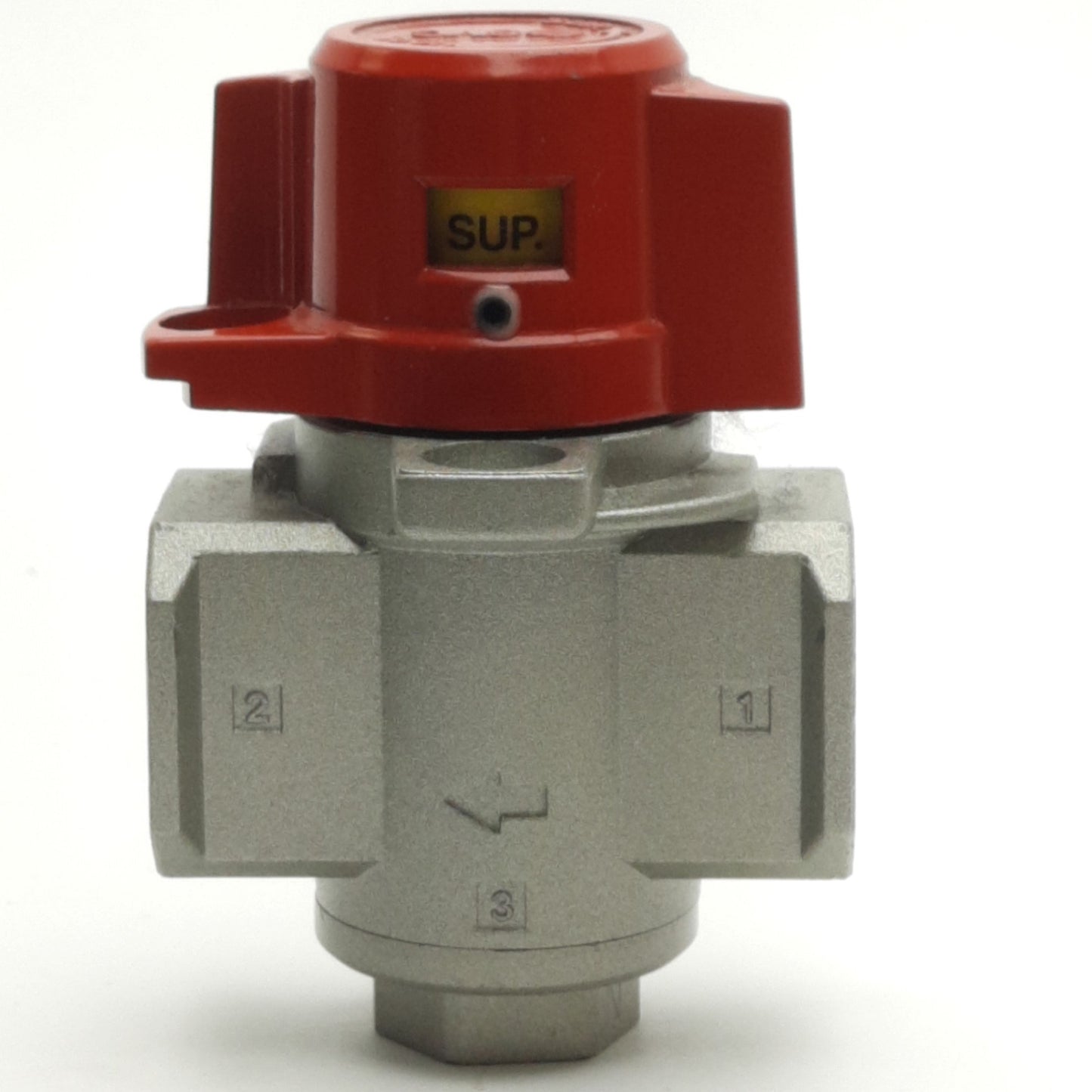Used SMC VHS30-N03-Z Lockout Pressure Relief Valve 3-Port 15-150 Psi, 3/8" NPT