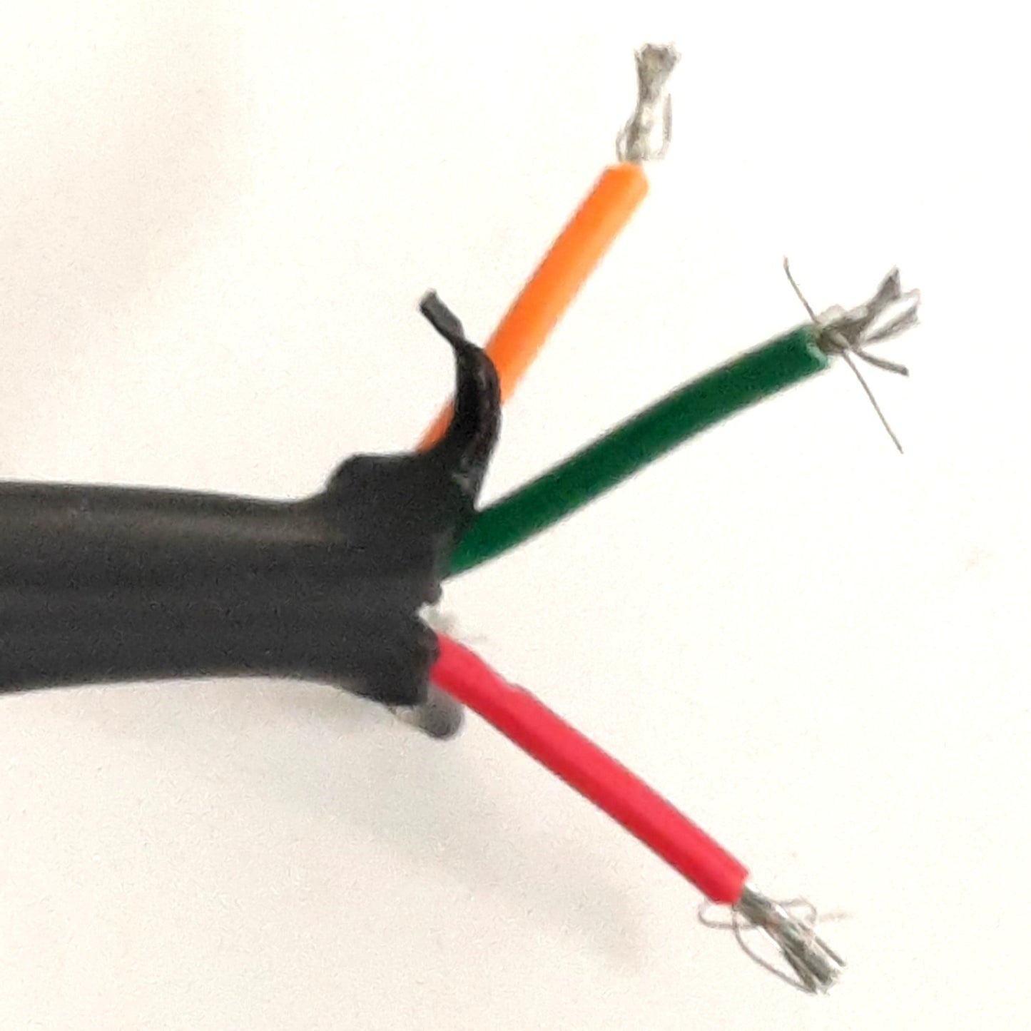 Used Patlite LES-02A Light Signal Tower LED Lamp, Red/Amber/Green Lenses, 24VAC/DC