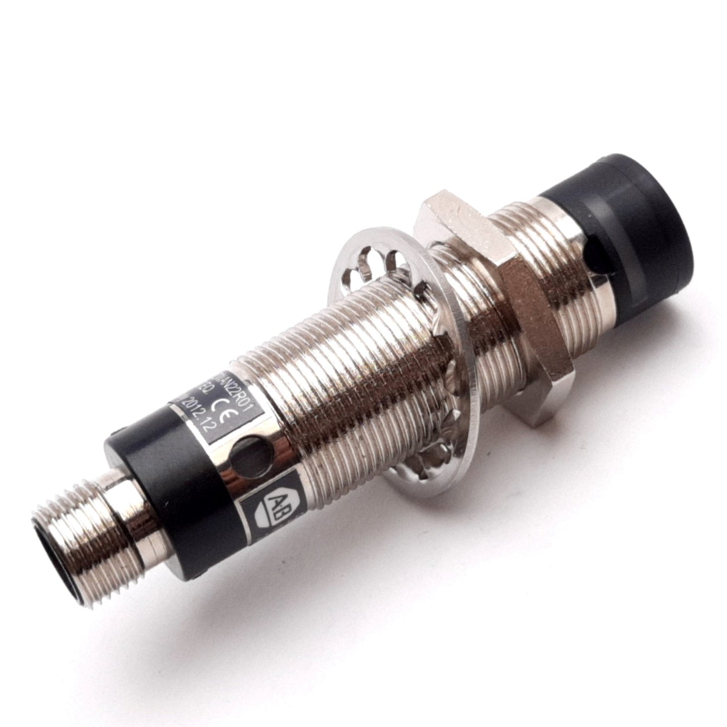 Used Allen Bradley 56RF-TR-M18 RFID Transceiver, 30mm, 24VDC, M18 Barrel, 4-Pin M12