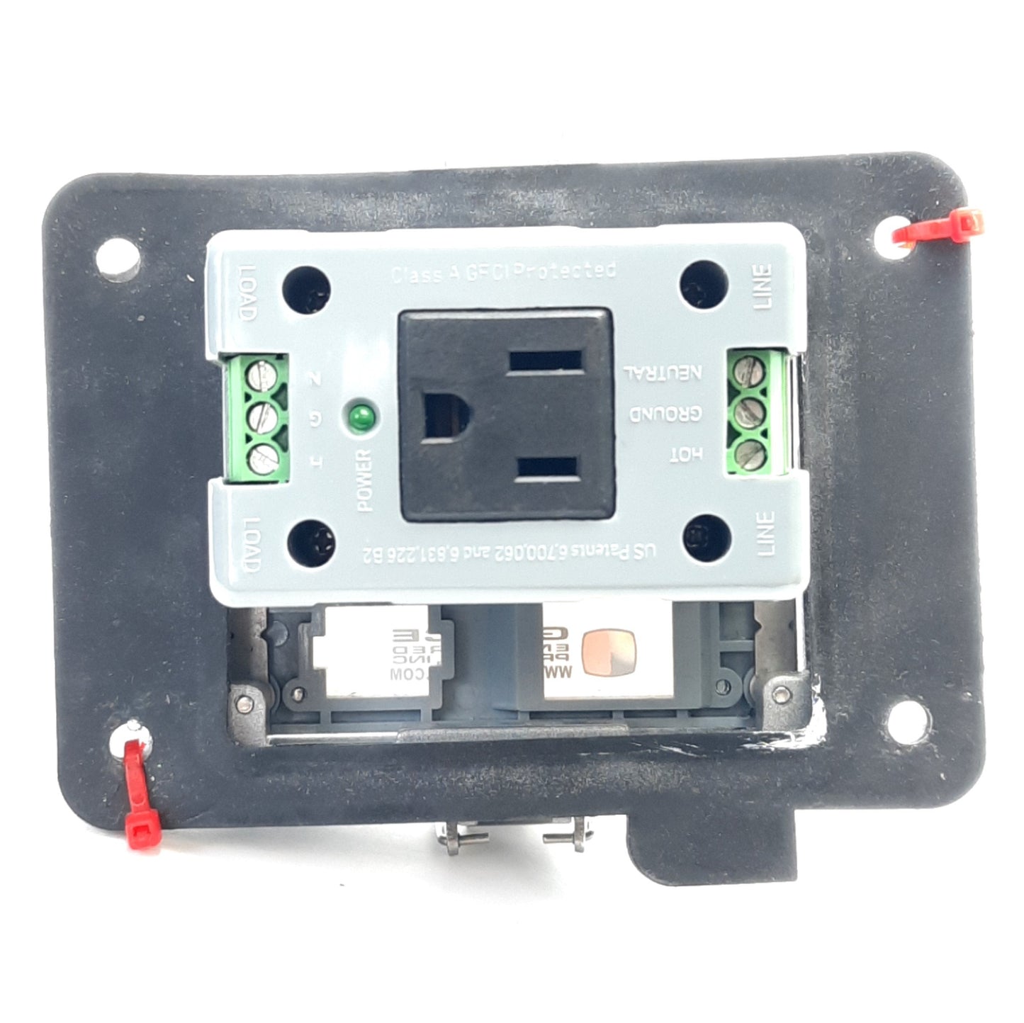 Used Grace Tech H-RF0-K3 Panel Interface Connector 120V 5A Max, For Computer Use