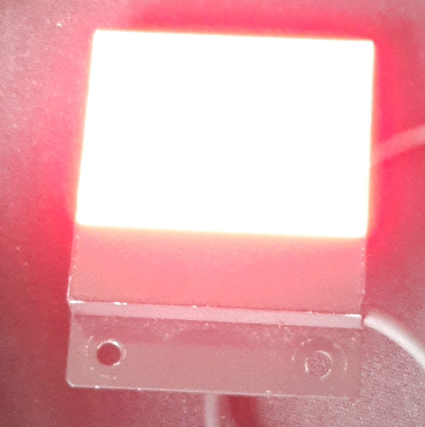 Used CCS LFL-1012RD2-P Machine Vision Light 42x53mm, Red, 24v DC 0.6W, SMR-03V-B