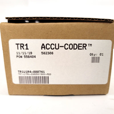 New EPC ACCU-CODER TR1-U1R4-0360NV1RHV-M00 Tru-Trac Wheel Encoder, 360PPR, 5-28VDC