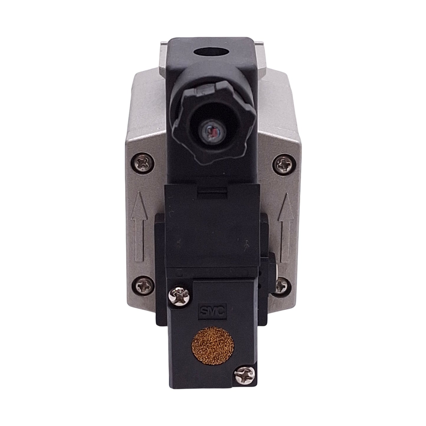 Used SMC NAV3000-N03-5DZ Pneumatic Soft Start Valve, 24VDC, 0.2-1.0MPa, 3/8" NPT