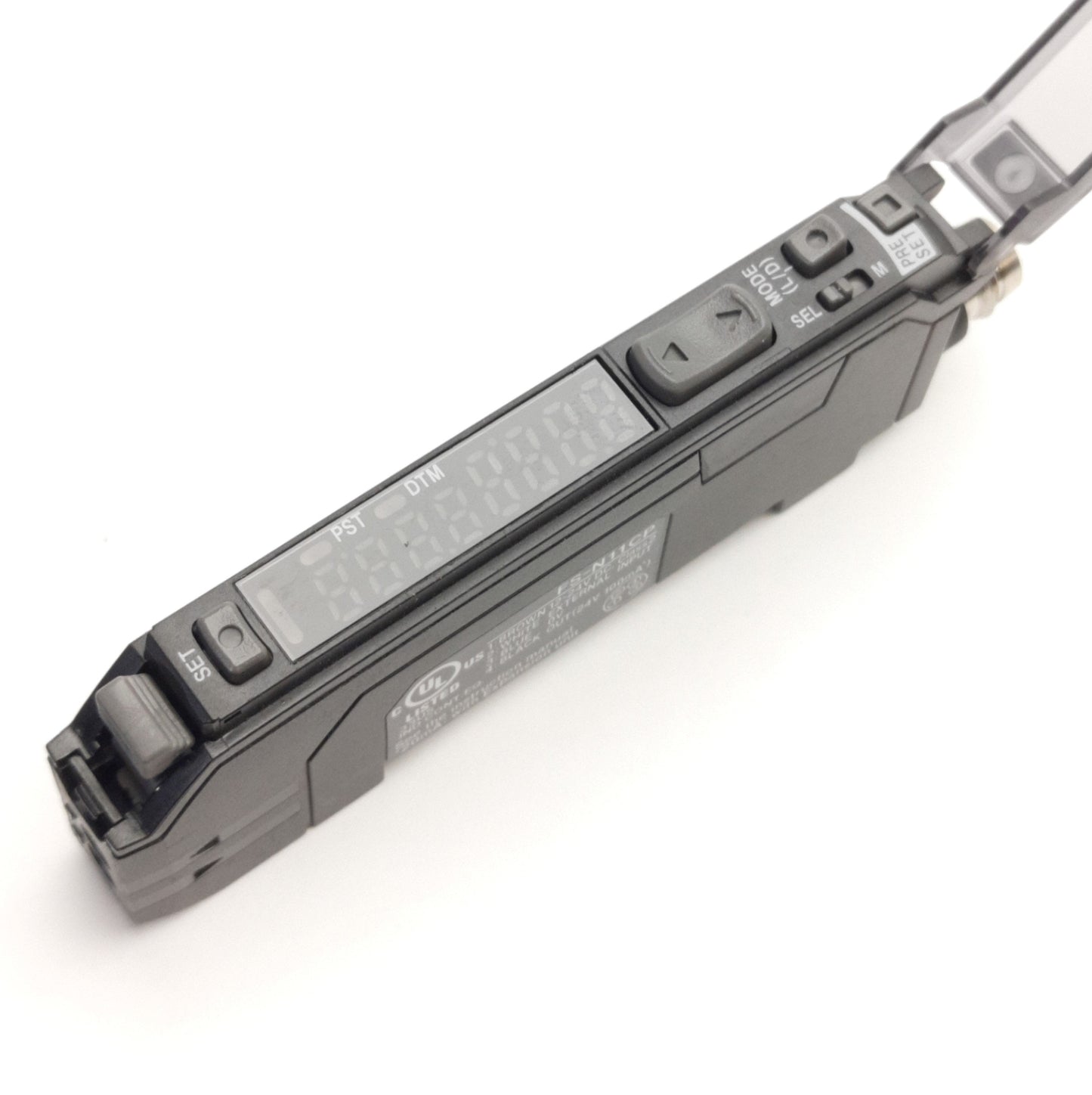 Used Keyence FS-N11CP Digital Fiber Optic Amplifier 12-24VDC, PNP Output M8 Connector