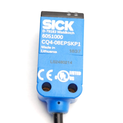Used SICK CQ4-08EPSKP1 Proximity Sensor 1-8mm Range, PNP NO, M8 3-Pin, 10-30V DC