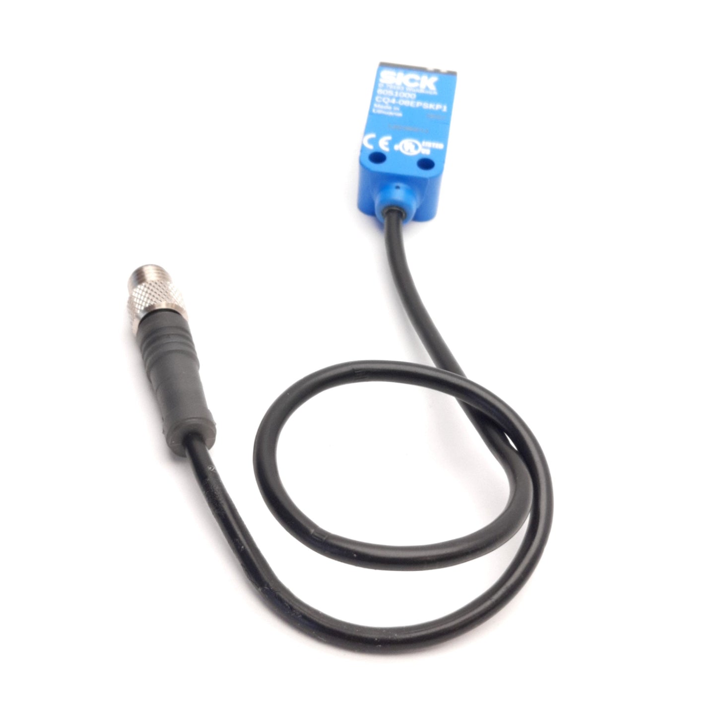 Used SICK CQ4-08EPSKP1 Proximity Sensor 1-8mm Range, PNP NO, M8 3-Pin, 10-30V DC