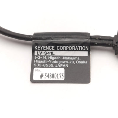 Used Keyence LV-S41L Spot Reflective Sensor Head 120-480mm Range *Modified Connector*