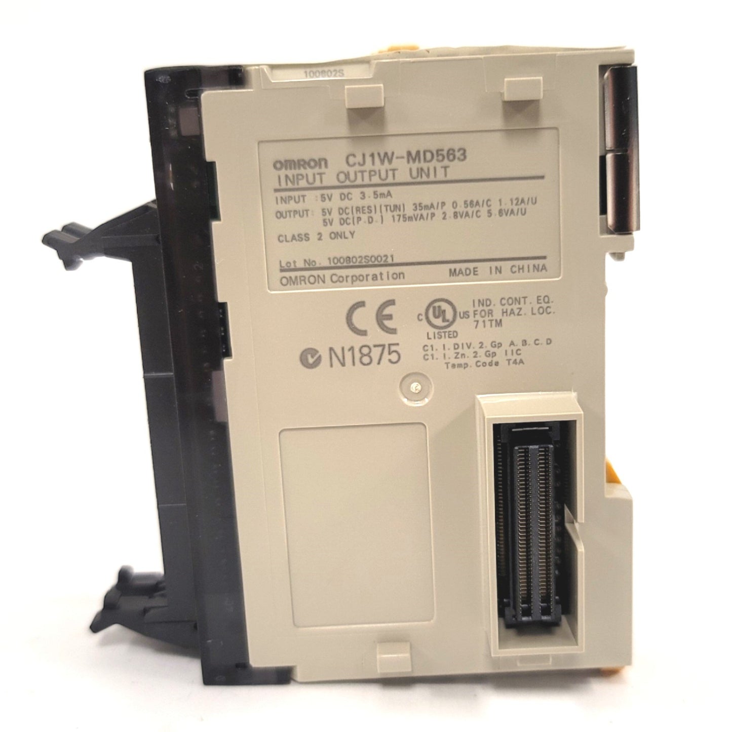 New Omron CJ1W-MD563 Digital PLC I/O Unit 32 5VDC TTL Inputs, 32 5VDC TTL Outputs