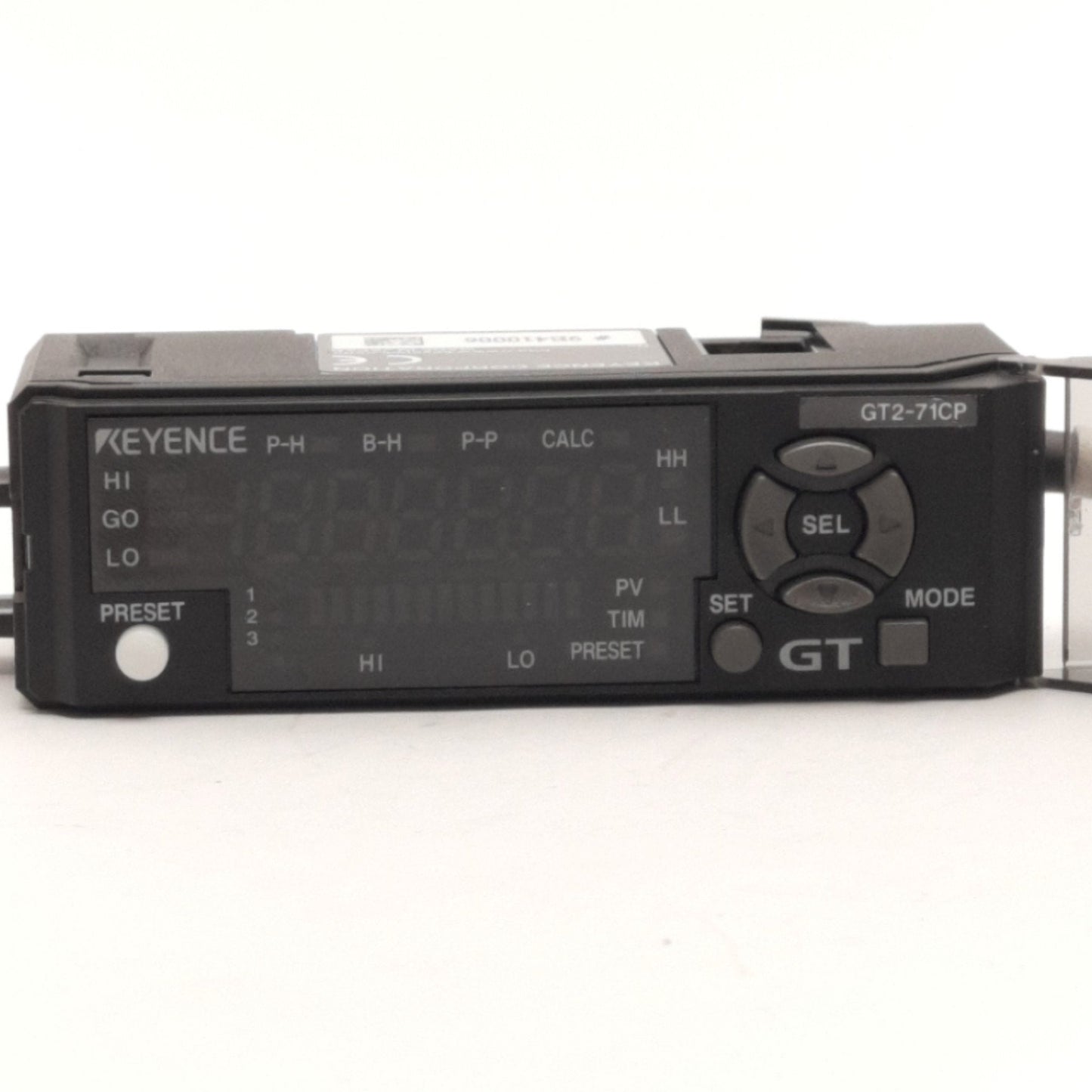 Used Keyence GT2-71CP Amplifier Unit, 10 to 30 VDC, PNP Output, Din-Rail