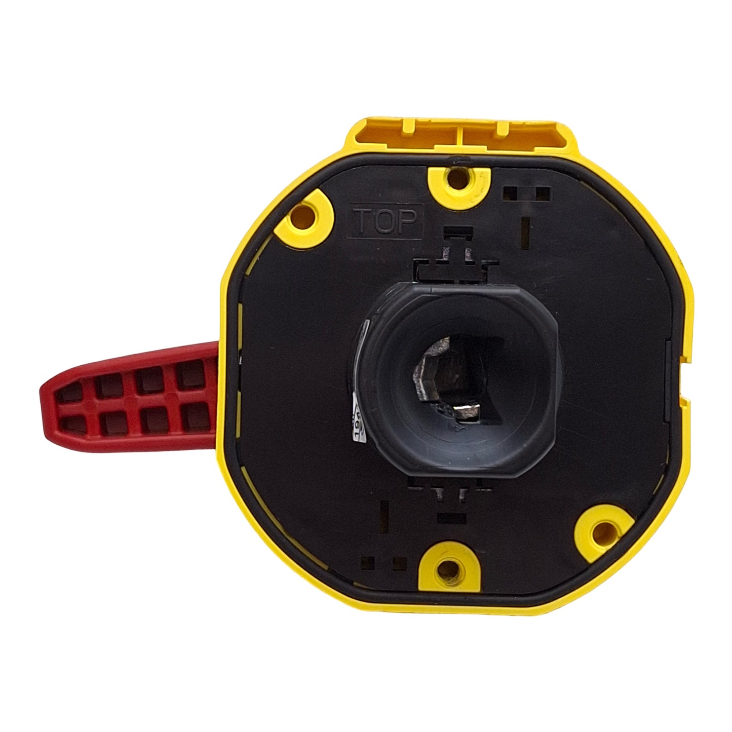 Used Allen Bradley 194R-PY Disconnect Switch Rotary Operating Handle, Red/Yellow