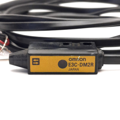 Used Omron E3C-DM2R Diffuse Reflective Sensor 2mm Range, Red LED, 1m/s