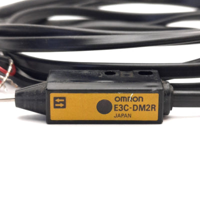 Used Omron E3C-DM2R Diffuse Reflective Sensor 2mm Range, Red LED, 1m/s