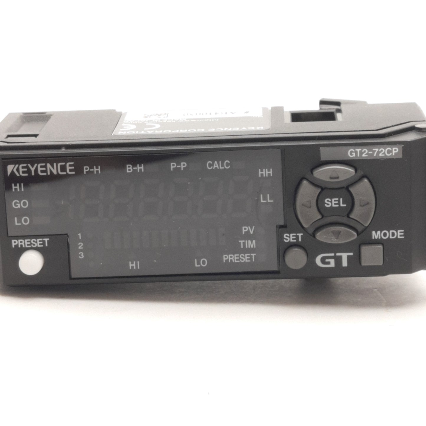 Used Keyence GT2-72CP Amplifier Unit, 10 to 30 VDC, PNP Output, Din-Rail