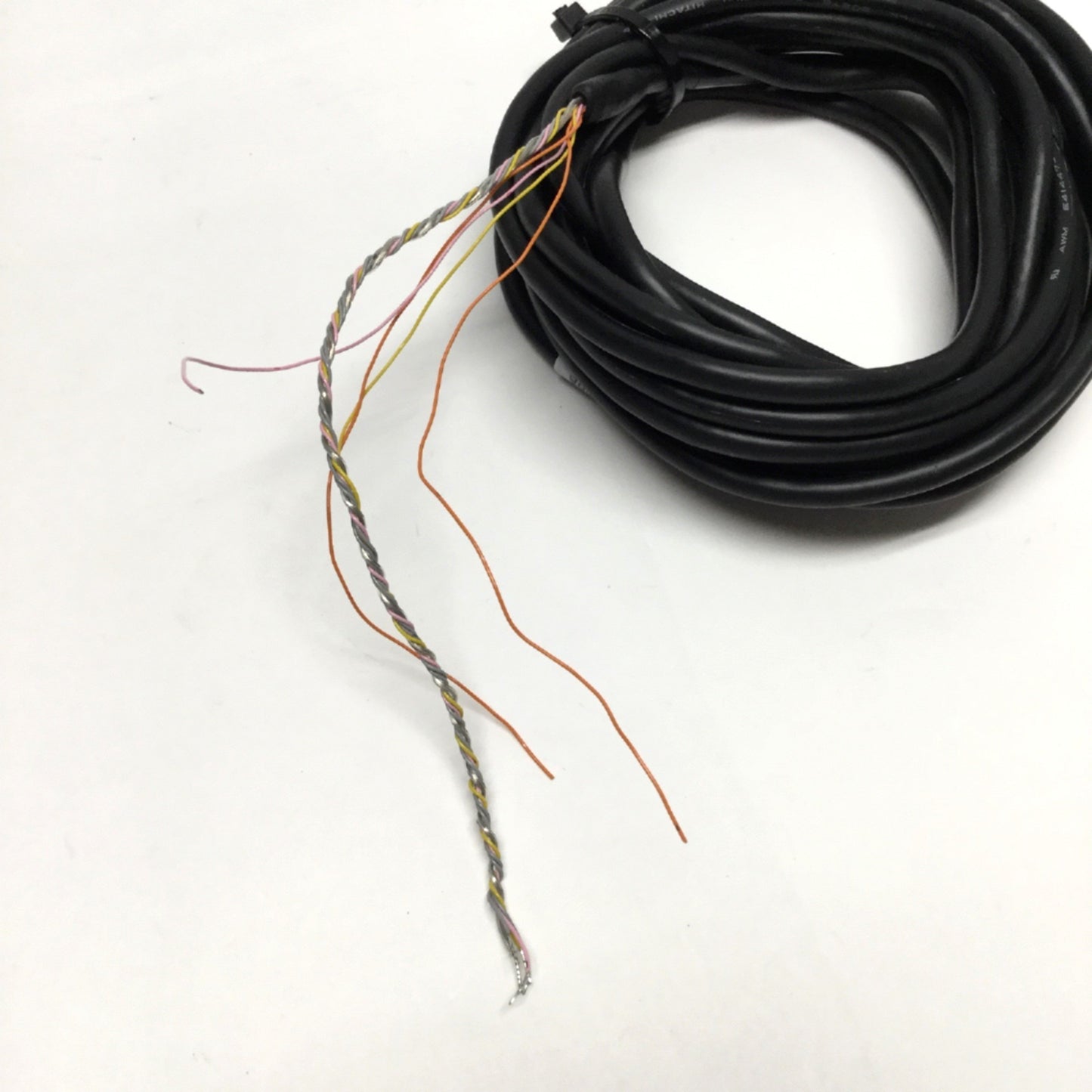 Used Allied K1200197 Camera I/O Breakout Cable 8-Pin Hirose Female HR25A, 5m Long