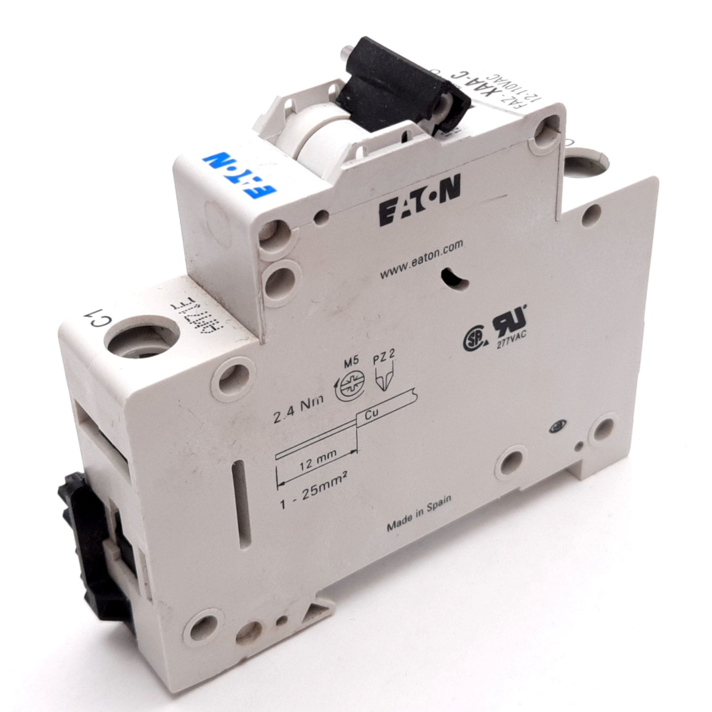 Used Eaton FAZ-XAA-C Circuit Breaker Shunt Release, Voltage: 12-110VAC 12-60VDC