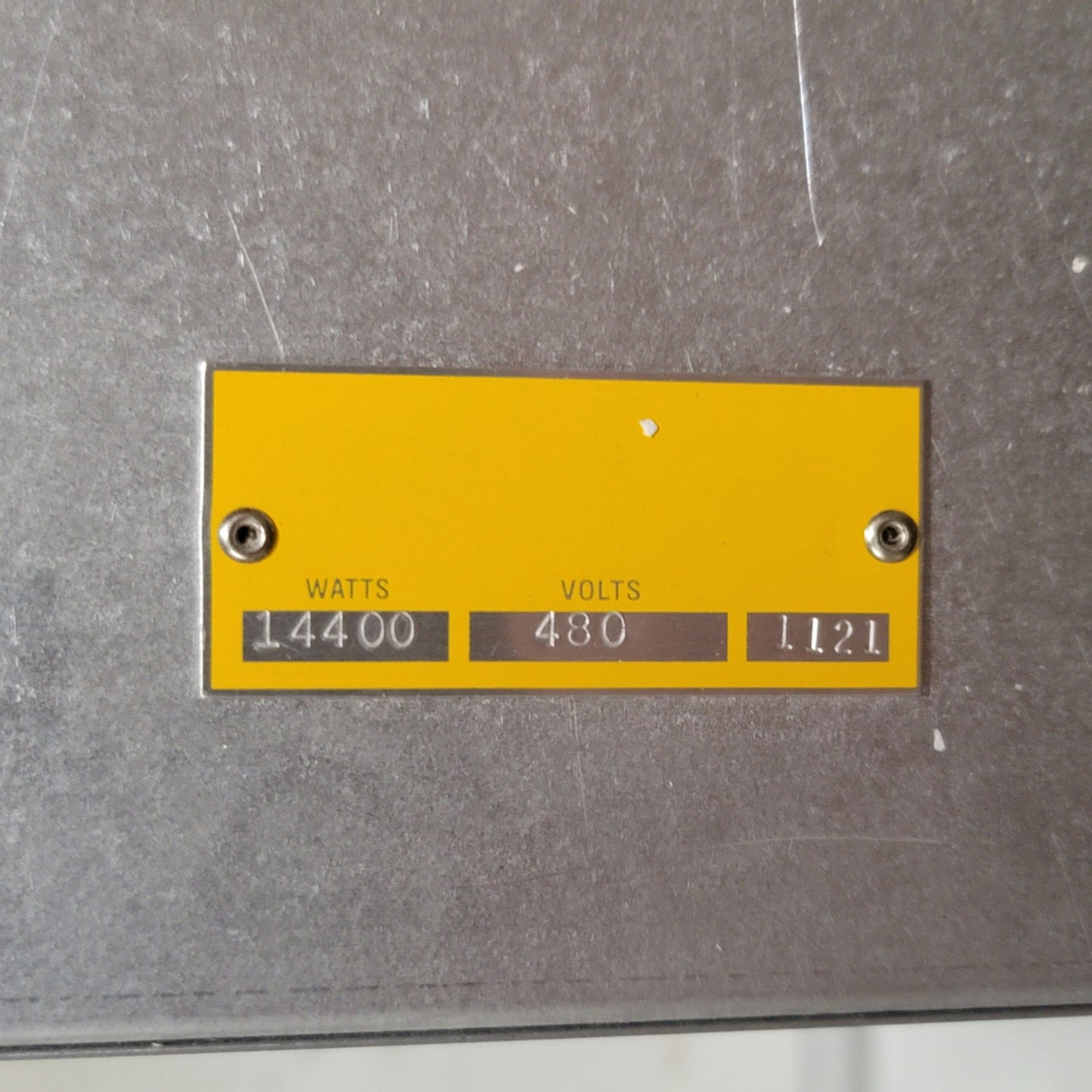 Used Solar Products 2424-25-480-3Z-C 24" x 24" Heater For Thermoforming Machine, 480V
