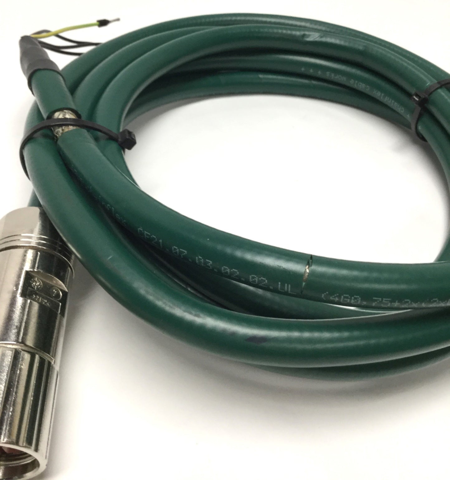 Used Parker 71-025005 PH-1A1 High Flex Shielded Servo Motor Power Cable *9.5ft Long*