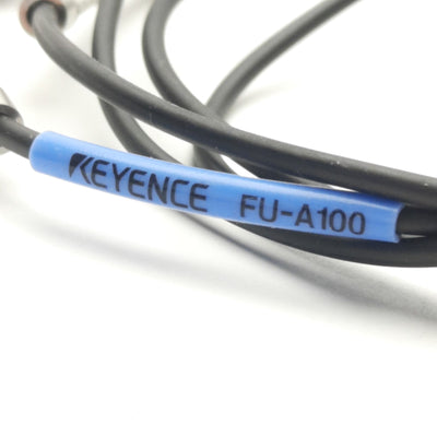 Used Keyence FU-A100 Thrubeam Array 100mm x 0.25mm, 2.2mm Bundle, 6mm Detection