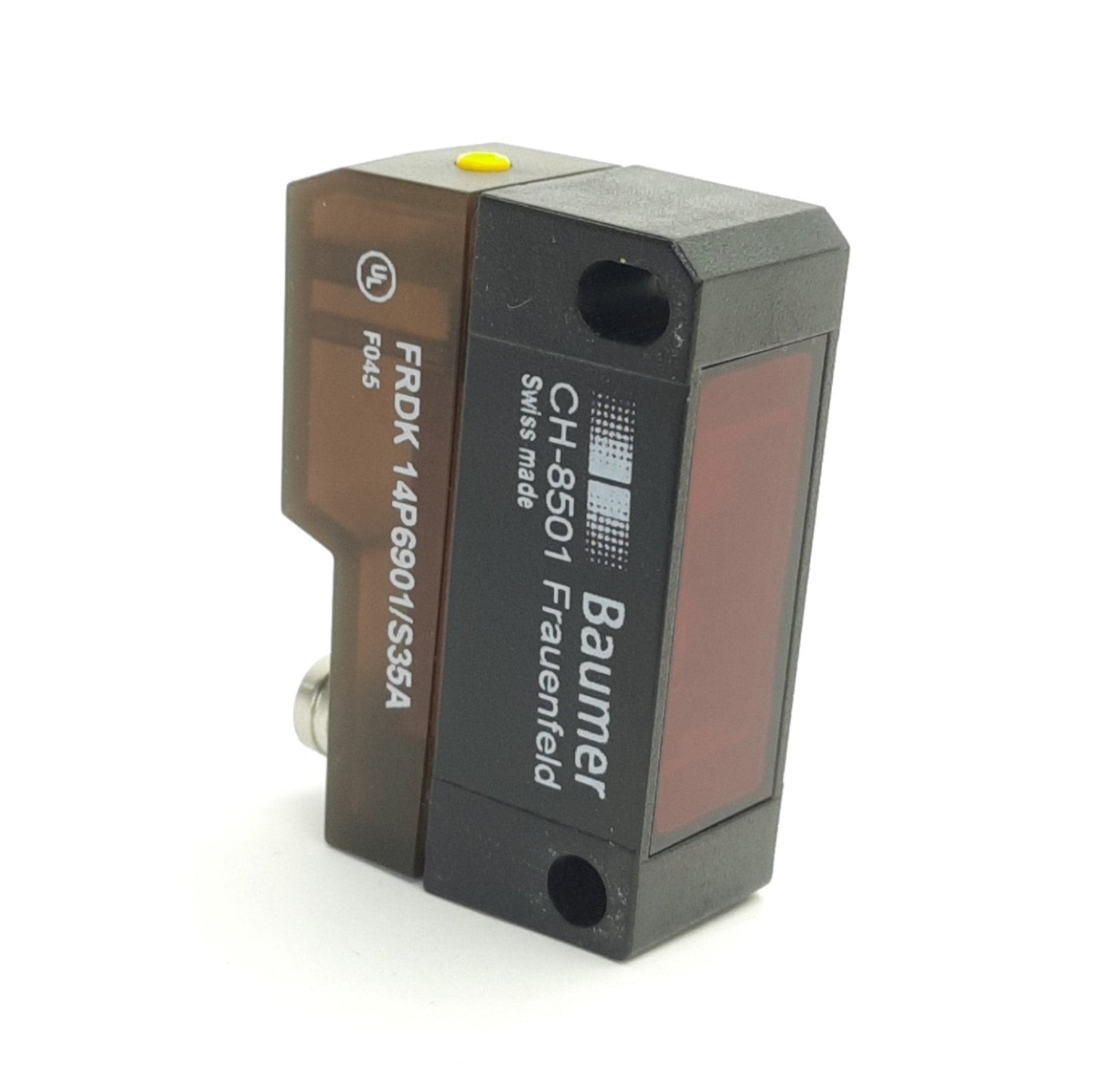 Used Baumer FRDK 14P6901/S35A Retro-Reflective Sensor 7m Range PNP M8 4-Pin 10-30V DC