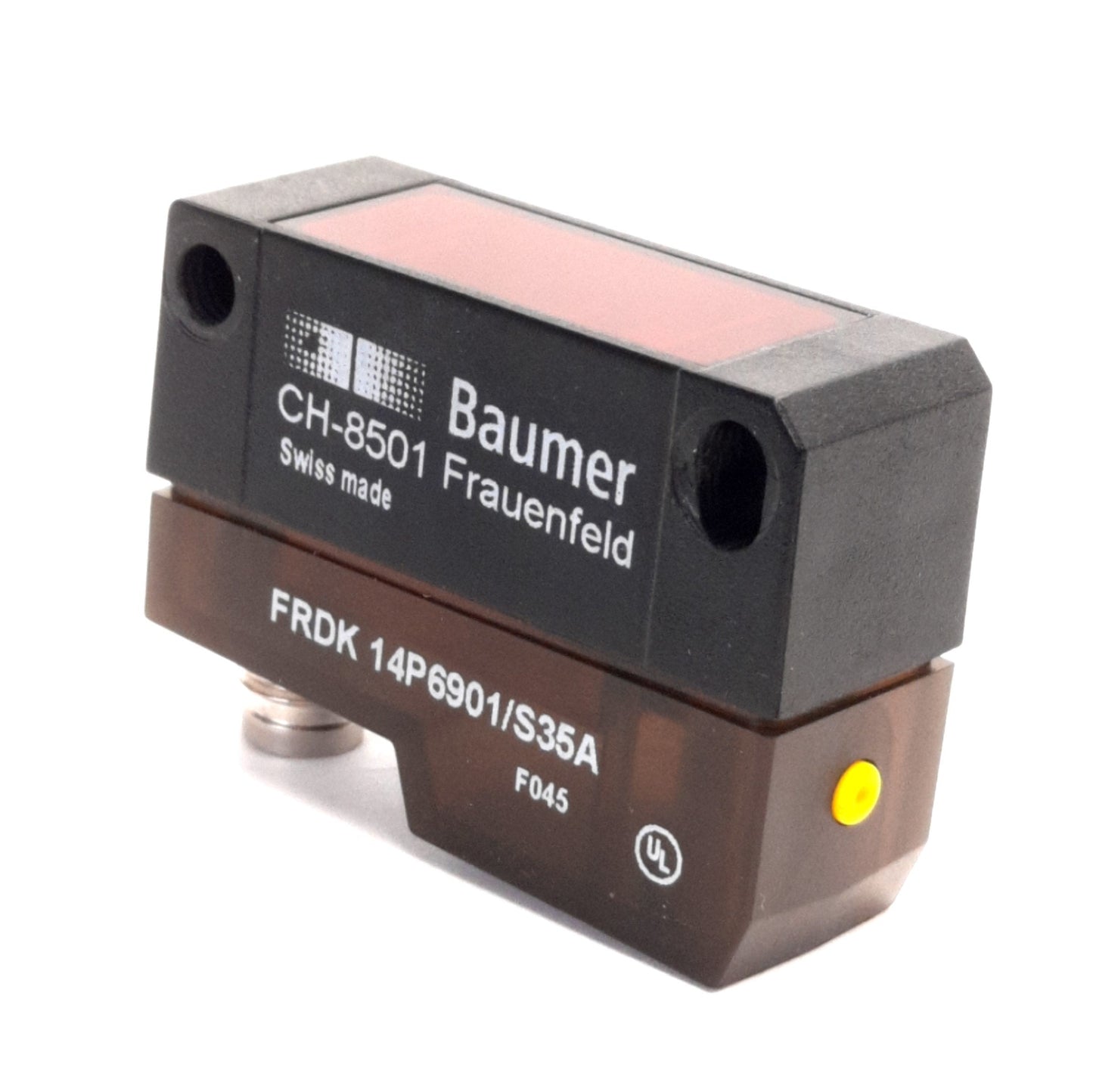 Used Baumer FRDK 14P6901/S35A Retro-Reflective Sensor 7m Range PNP M8 4-Pin 10-30V DC