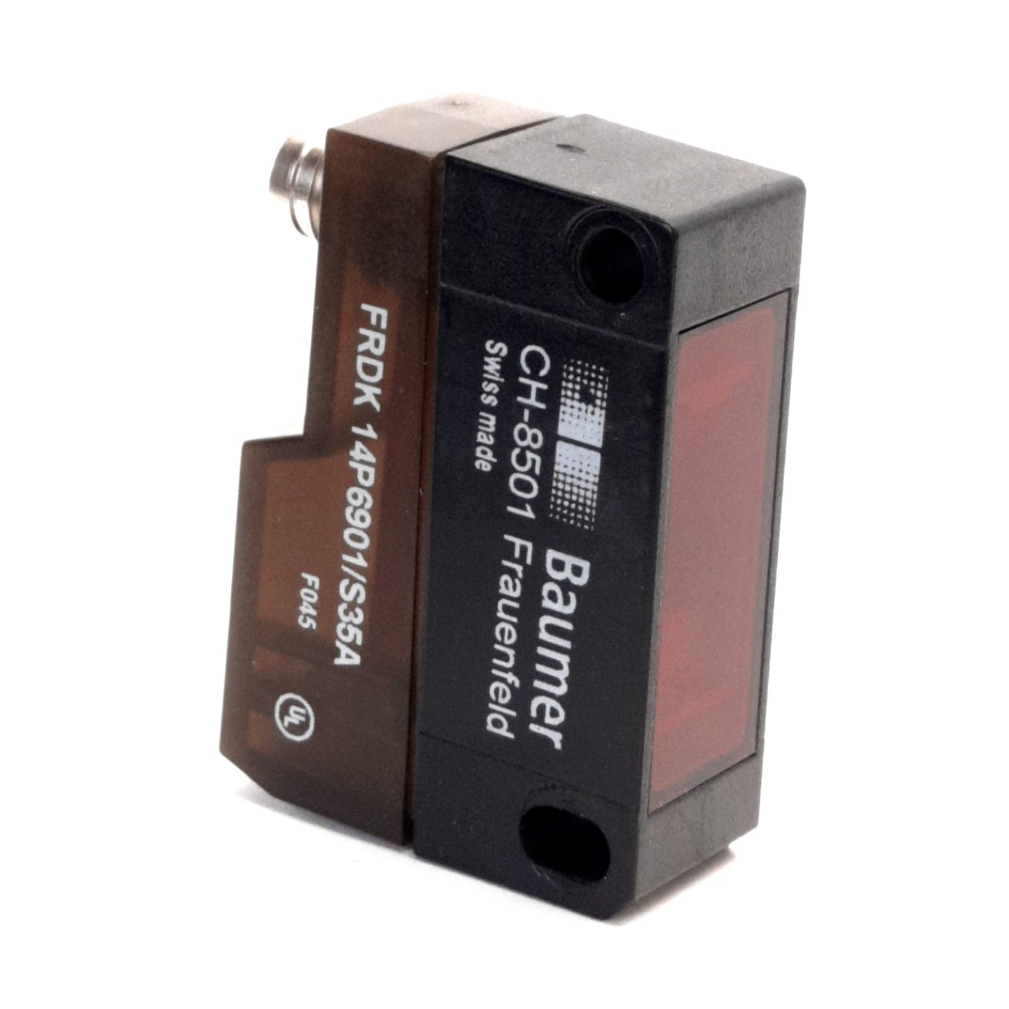 Used Baumer FRDK 14P6901/S35A Retro-Reflective Sensor 7m Range PNP M8 4-Pin 10-30V DC