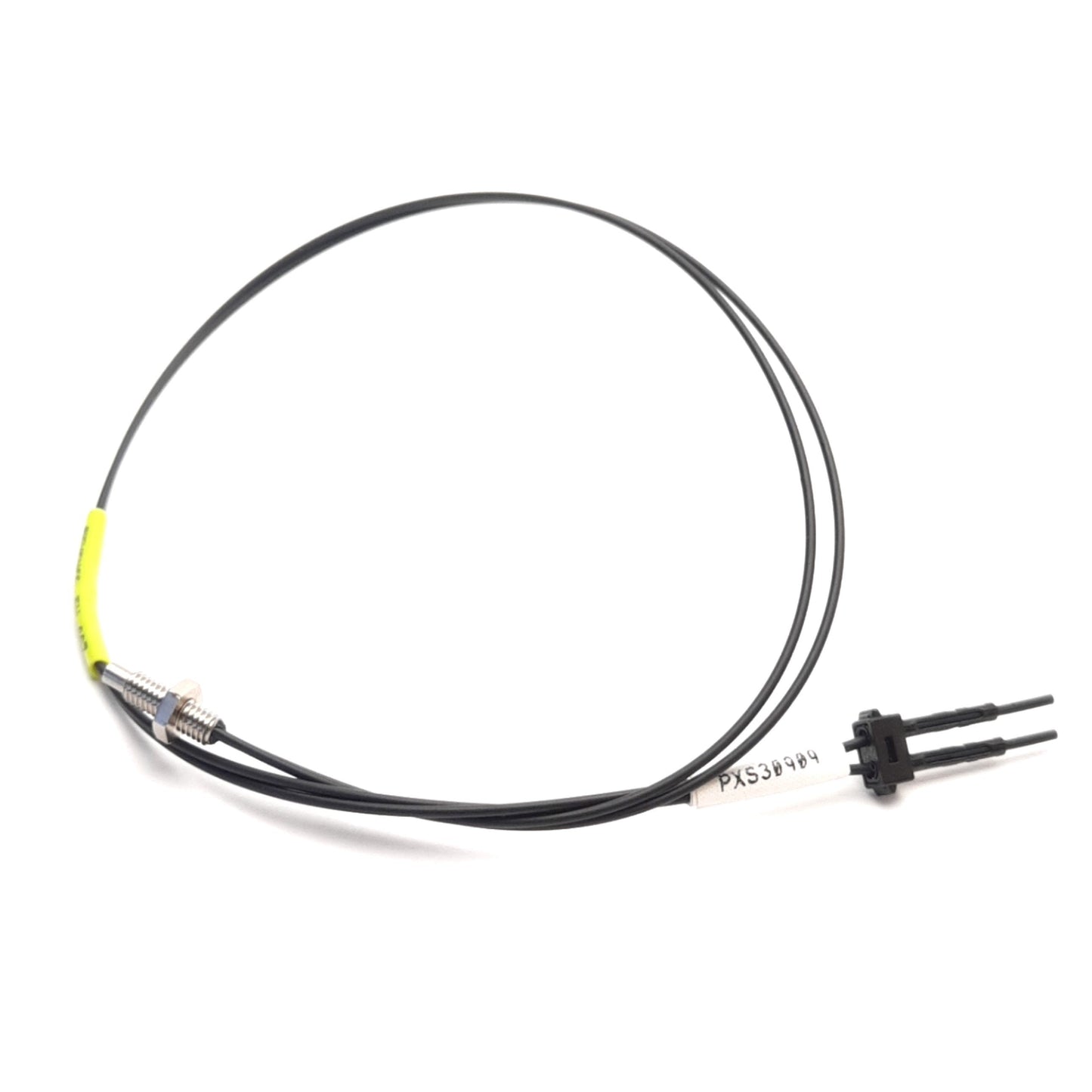 Used Keyence FU-66Z Fiber Optic Sensor M4 Barrel, 1.3mm x 2 Bundle, 1 Ft Length