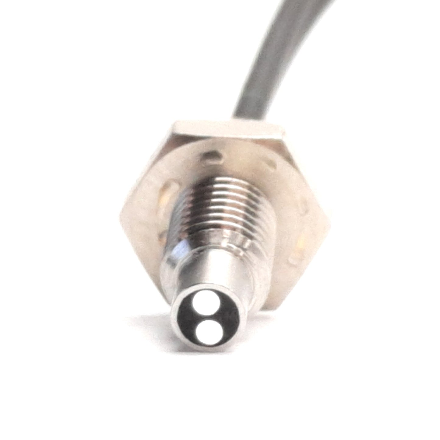 Used Keyence FU-66Z Fiber Optic Sensor M4 Barrel, 1.3mm x 2 Bundle, 1 Ft Length