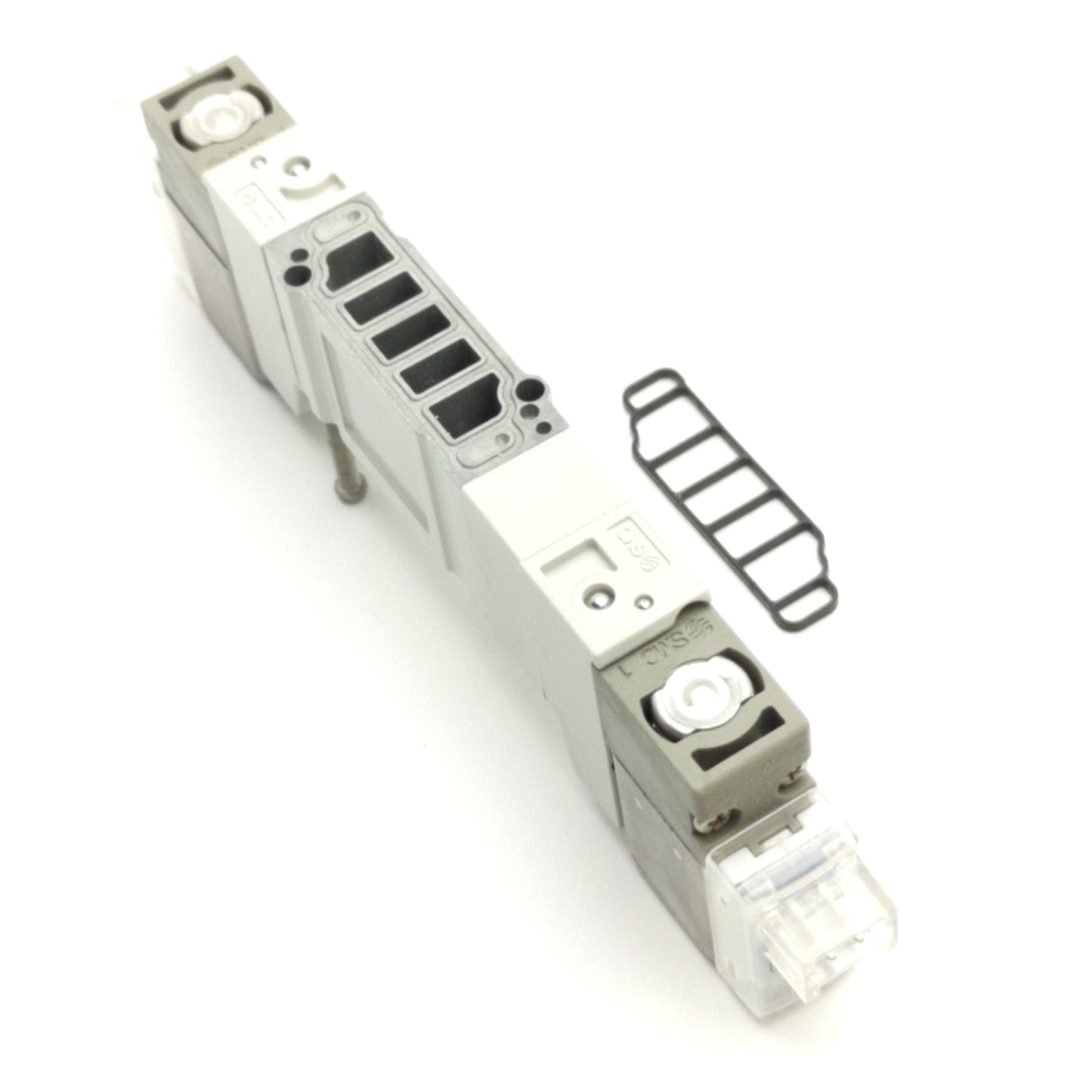 Used SMC SY3340-5LOZ Double Solenoid Valve 5-Port 3-Position, 24VDC Coil, 0.2-0.7MPa