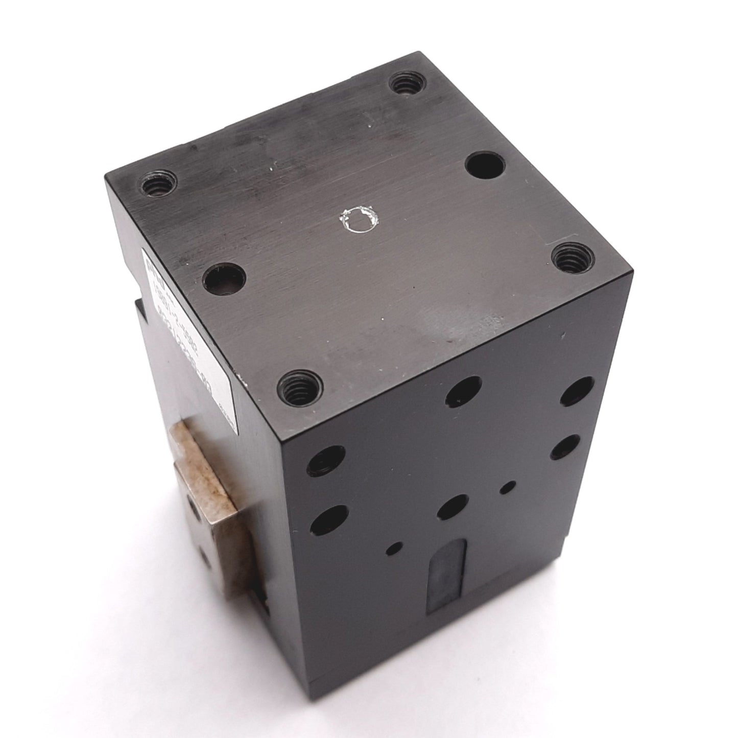 Used Phd 19091-2-5502 Pneumatic Gripper, Bore: 1", Jaw Travel: 0.512", Ports: 10-32