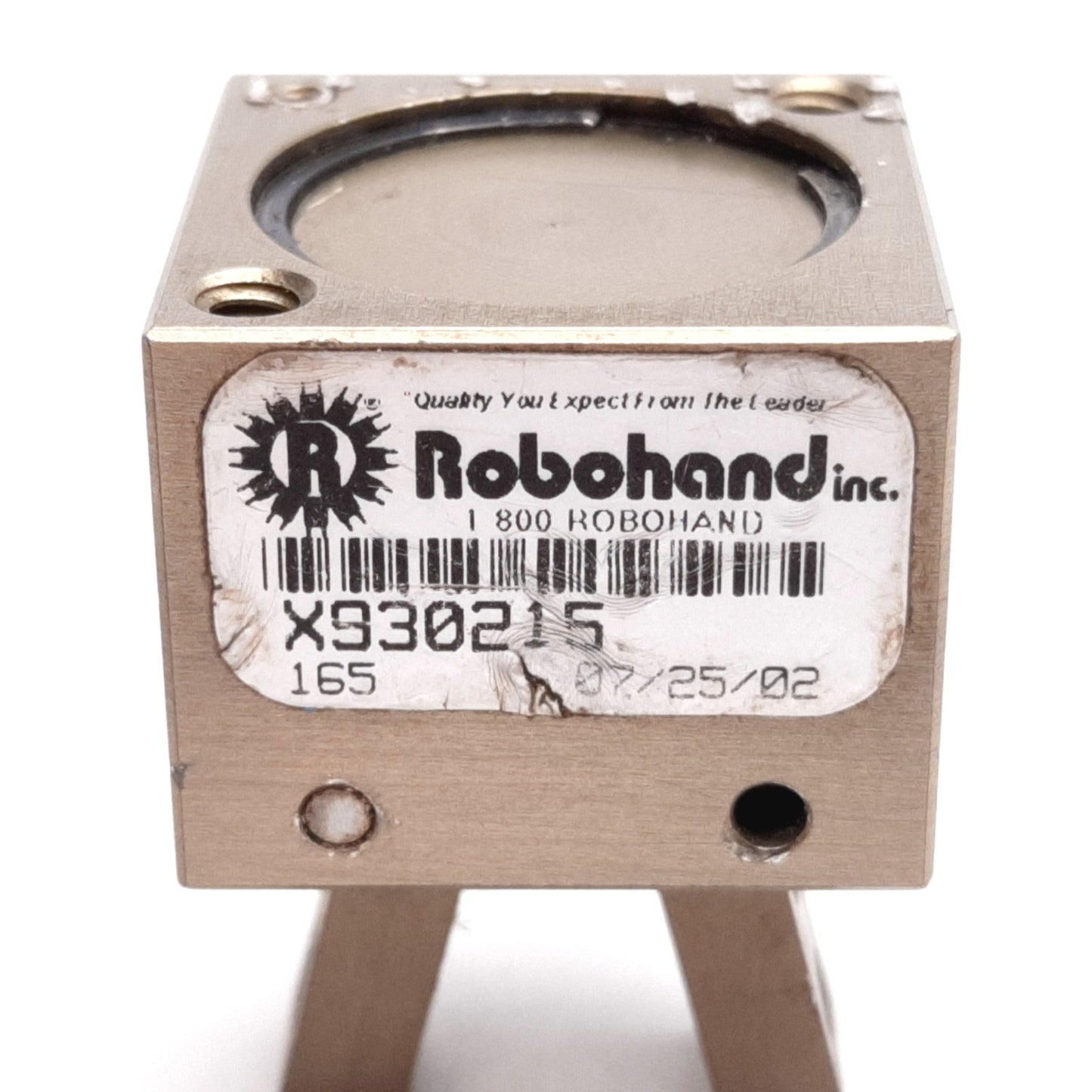 Used Robohand X930215 Pneumatic Angular Gripper, Stroke: 15°/Finger, 3-7bar, M5x0.8