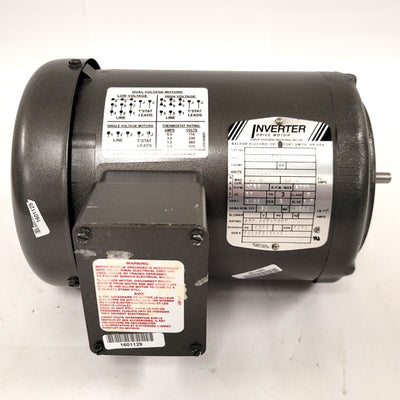 New Baldor 35V014Q77961 Inverter Drive Motor 1/4HP, 230/460VAC 3-PH, 1750RPM, 42C