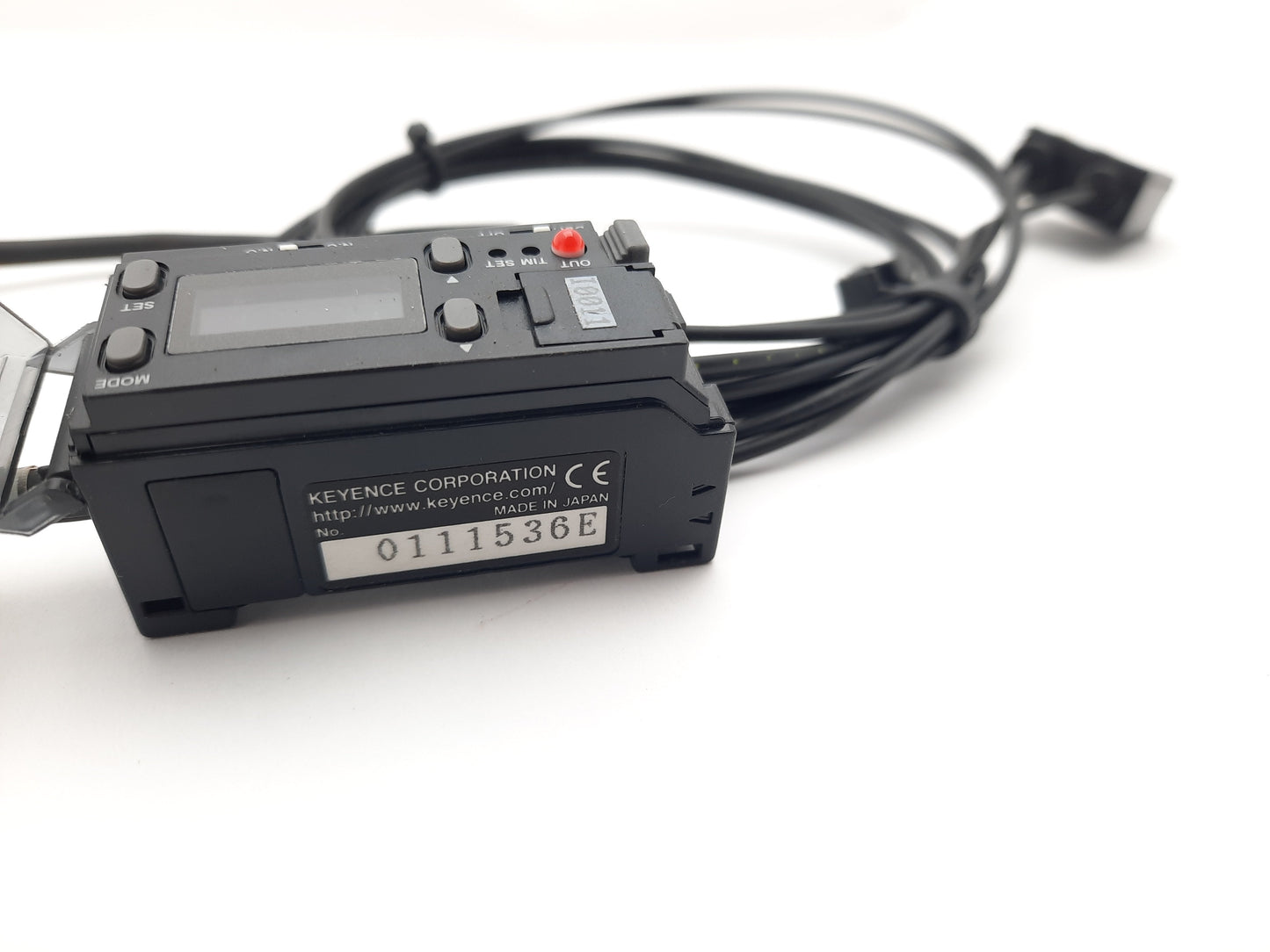 Used Keyence CZ-K1P Fiber Optic Sensor PNP Voltage: 12-24VDC Current: 75mA, 330æs/1ms