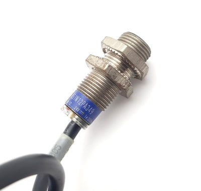 Used Telemecanique XS1N12PA349 Proximity Sensor Voltage: 12-24VDC Output: PNP 1 NO