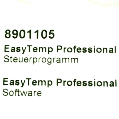 New JULABO 8901105 EasyTemp Professional Control Software, Control up to 24 devices