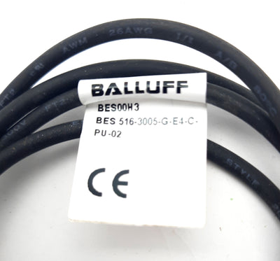 Used Balluff BES 516-3005-G-E4-C-PU-02 Inductive Proximity Sensor 10-30VDC PNP N.O